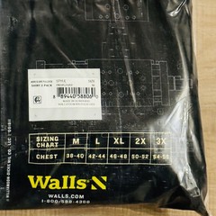 Walls Short Sleeve Working Man’s Pocket Tees Gray 2 Pack Men’s Size XL Brand New