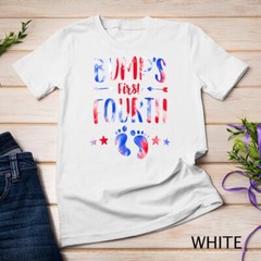 Bump’s First 4th Of July Pregnancy Independence Day Tie Dye Unisex T-shirt
