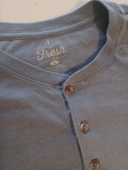 Fresh Clean Tees Large LOT OF 3 SHIRTS – LS Henley SS Henley + Tee