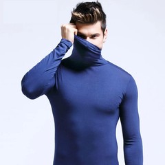 Sweatwear Mens Anti-pilling High Quality Knitted Turtlene Sweater Slim Fit Lon