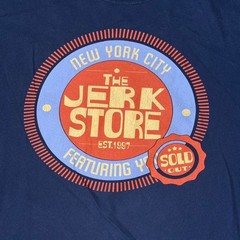 Seinfeld Jerk Store T Shirt XL Navy Funny Graphic Tee George Costanza TV Show