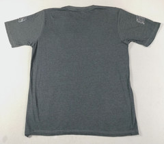Vintage Y2K Shirt Mens Large Gray Math Print Zipper Pocket Epaulet Studded