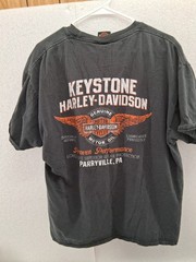 Harley Davidson Graphic Shirt Lot Of 6 Size XL Motorcycle Shirts & Patch