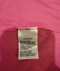 Lacoste Men’s Crew Neck Pima Cotton Jersey T-Shirt, Pink, M (Used).