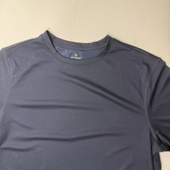 Vively Men’s Large T Shirt Made in Lesotho Navy Blue NWT Athletic