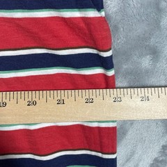 Polo Ralph Lauren Mens Large Classic Fit Striped Pocket T-Shirt Red Blue NWOT