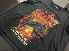 AC/DC Official 40th Anniversary T-Shirt – “For Those About to Rock”