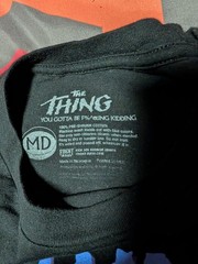 Fright Rags Horror Shirt Medium The Thing