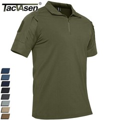 Men’s Summer Short Sleeve Shirts 1/4 Zip Outdoor Training T-Shirt Quick Dry Tops