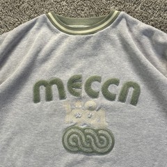 Vintage Y2K Mecca Marley Oversized Grey Knit Shirt Sz XL