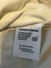Trigger Design Lab Men’s 7 White/Burgundy Vintage 90s Strawberry Ringer Tee