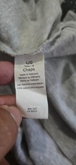 Chaps Mens T Shirt Size Large Grey ATC Three Wheel ATV Motocross Swamp Racing