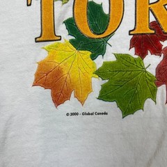 Vintage 2000 Toronto Canada Maple Leaves T Shirt Mens Medium White Graphic Tee