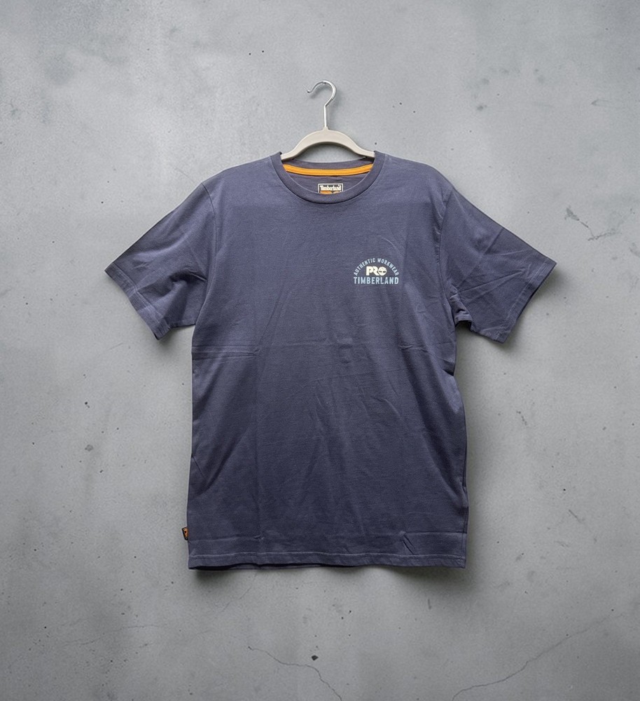 Timberland Pro Work T Shirt Short Sleeve Dark Navy Size medium