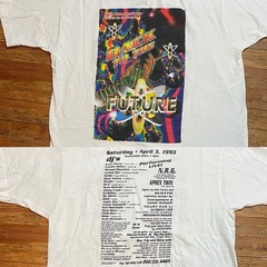 Vintage 90s Rave Shirt Aphex Twin Size XL Washington DC Techno Electronic NRG