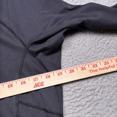 LL Bean Shirt Mens Medium Black Midweight Base Layer Performance Outdoor Hiking