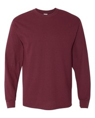 Gildan 5400 Unisex Heavy Cotton Long Sleeve Shirt Soft Casual Crew Neck Tee