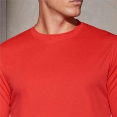 Mens Long Sleeve Polyester T Shirt Cool Quick Dry Wicking Training Top AWDis