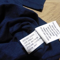JOHNNIE O Mens M MEDIUM T SHIRT COSTAL WAY NAVY BLUE GOLF BRENNAN 2.0
