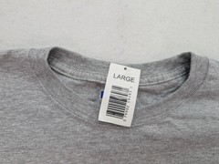 Russell Athletic Men’s T-Shirt Size L Gray Short Sleeve Pocket Crew Neck NEW