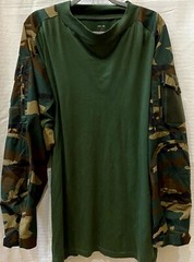 Rothco G.I. Combat Long Sleeve Military Tactical Shirt | Green Camo | Mens 2XL