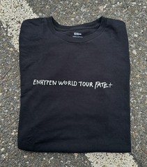 ENHYPEN FATE PLUS World Tour K Pop Tee Mens L Boy Band Shirt Authentic 2 Sided