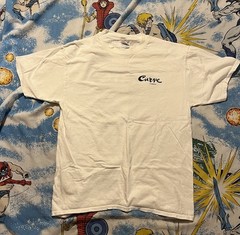 VTG Curve Cologne Promo mens T-Shirt Hanes Beefy L USA 90s Luxury Liz Claiborne