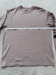 Carhartt Loose Fit Brown Long Sleeve Crew Neck Logo T-Shirt Men’s L TK0231-M