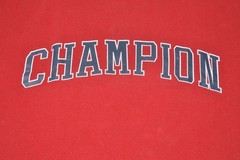 Vintage Champion Sport T Shirt Red/Red XL