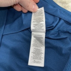 Gymshark Shirt Vented Stretch Large Teal Athletic Gym Training Running Casual