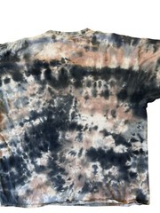Johnny Cash T-Shirt Mens L-Xl 46 “Chest Brown Tie Dyed Graphic Western Music