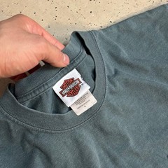 Vintage 2000s Harley-Davidson Green 105th Anniversary Pocket T-Shirt Size Large