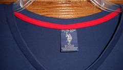 US Polo Assn Stretch Men’s Short Sleeve Dual Blend Navy T-Shirt XL 9882 – EUC!
