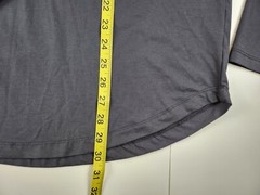 X Cuts Curve Hem Men’s Longsleeve Henley Shirt Size XXL Black Pyca Pro