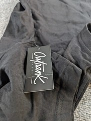 Outrank T-Shirt Men’s L Black Graphic Print Money Bags NWT