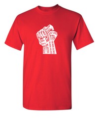 Unity Fist Sarcastic Humor Graphic Novelty Super Soft Ring Spun Funny T Shirt