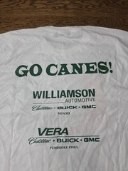 Miami Hurricanes Basketball 2013 ACC Regular Season Champions Tshirt XL