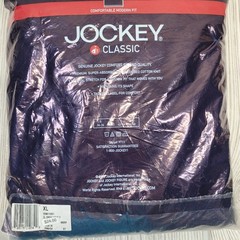 Jockey Classic 3 Pk Mens Crew Neck Modern Fit T Shirts XL 46-48 Black Cotton New