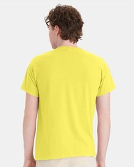 Hanes 5170 5XL EcoSmart Crewneck Short Sleeve Tee Pit to Pit 31″ Unisex Yellow