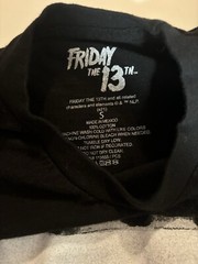 Adult S Friday the 13th Tee T Shirt Michael Myers Horror Jason Mask Double Sided