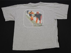 Rare Vintage NIKE Michael Jordan 23 Jumpman Basketball T Shirt 90s Gray Size XL