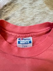 RARE LL BEAN vintage 1980s graphic tee hanes beefy tee single stitch size L