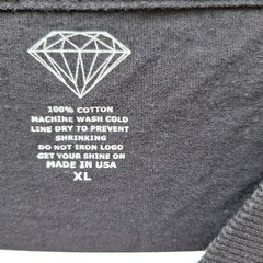 Diamond Supply Co. Men’s Size XL Black White Logo Cotton Graphic T-Shirt