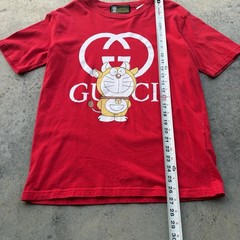 Gucci X Doraemon Red Graphic Tee