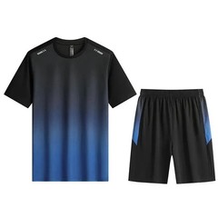 2025 Summer New Men’s Set Casual T-shirt Short Sleeve Shorts Sports and Leisure