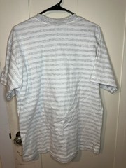 Vintage Made In USA Park City Utah Striped Shirt Size Large Gear For Sports
