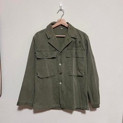 Vintage P44 HBT WW2 Field Jacket Herringbone Korean War 13 Star Button Gas Mask