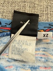Vtg 80’s 90’s Hobie All Over Print T-Shirt Surf Skate Oversize Single Stitch