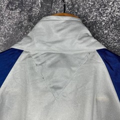 Tommy Hilfiger Jeans Racing Gear Quater Zip T-Shirt Vintage White Size XL