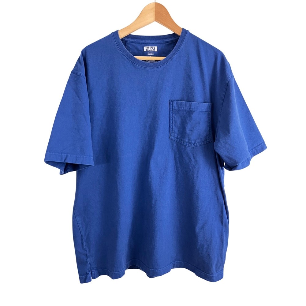 Duluth Trading Co Relaxed Fit Longtail T Shirt Short Sleeve Men Size Large